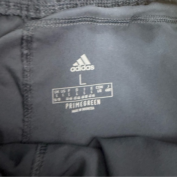 Adidas Primegreen 2 Womens Size Large Gray & Navy Running Gym Shorts Aeroready - Picture 4 of 13